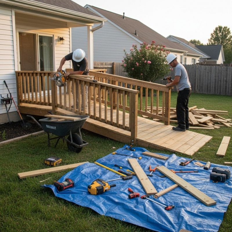Deck Ramp Construction in Kansas City, KS